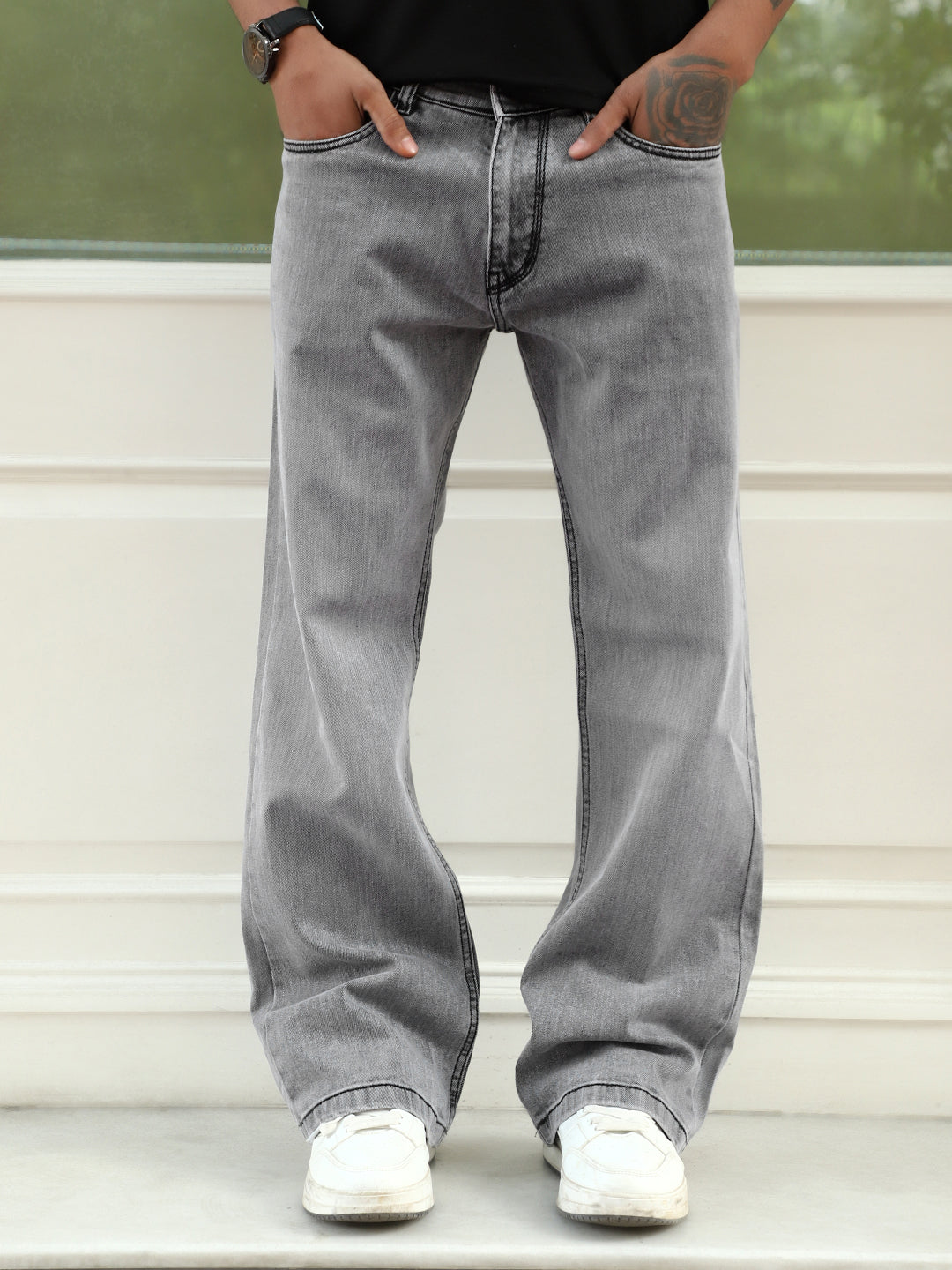 Chicago Light Grey Denim Jeans