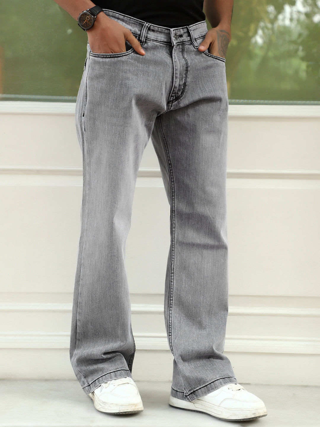 Chicago Light Grey Denim Jeans