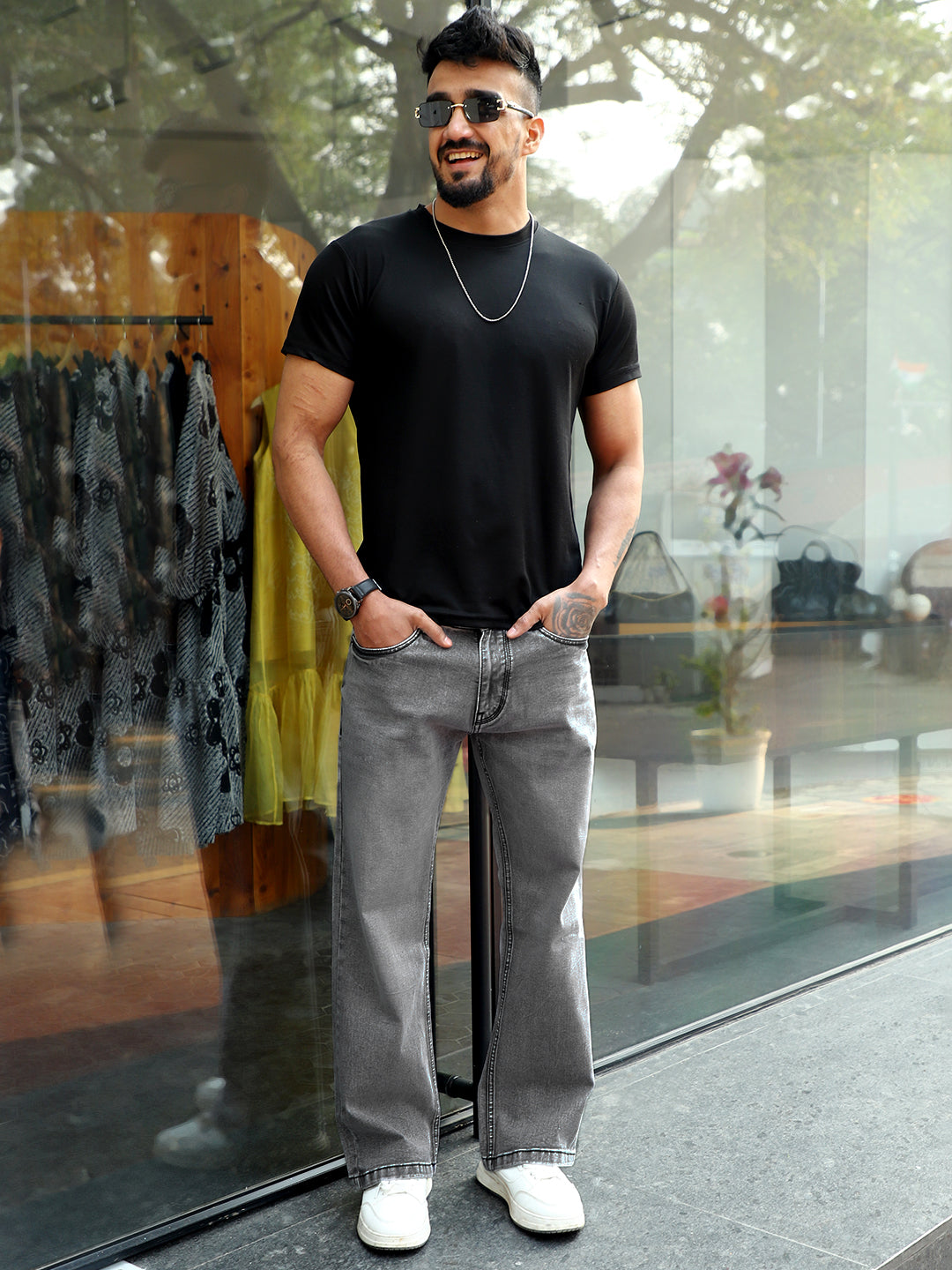 Chicago Grey Denim Jeans