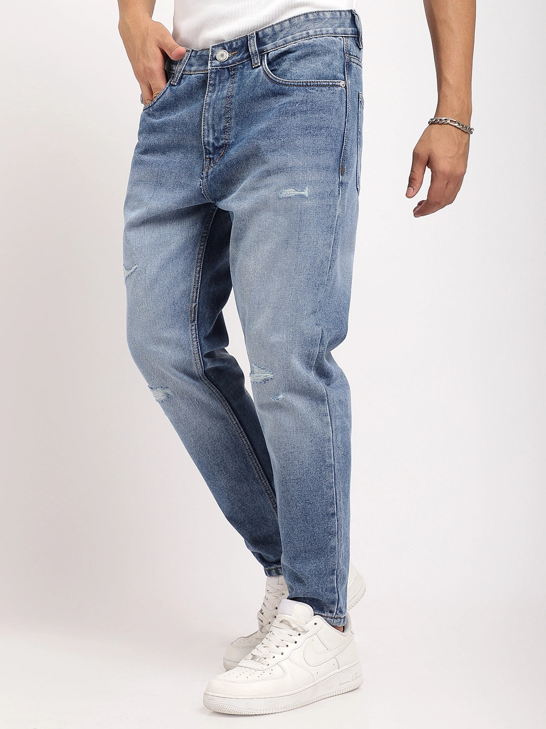 Marble Mist Light Blue Denim Jeans