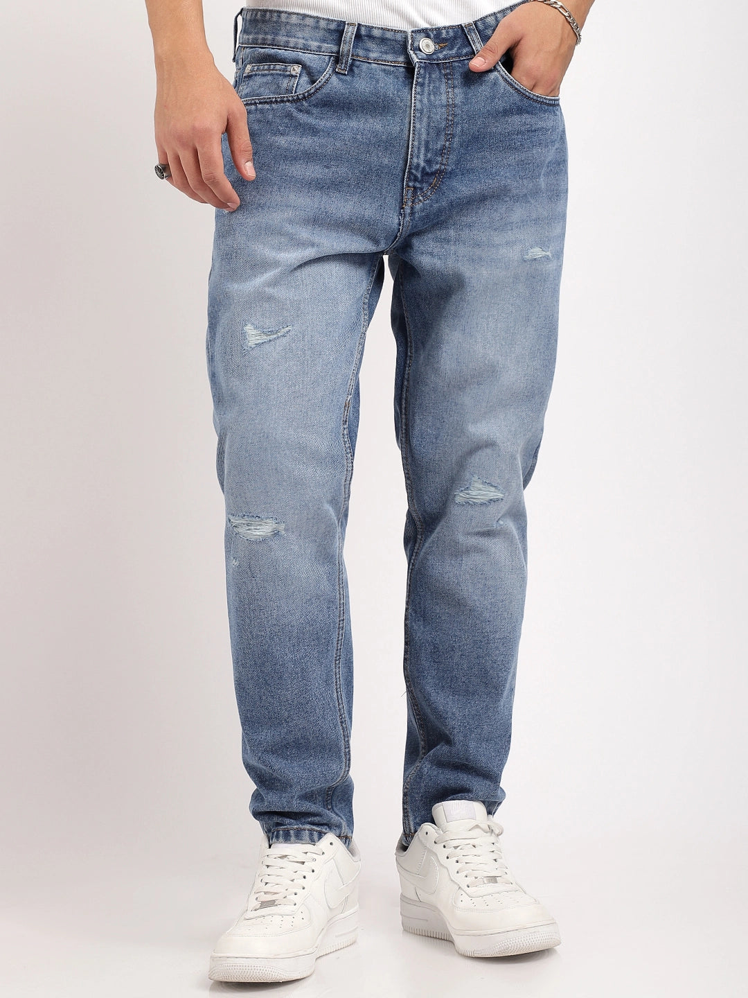 Marble Mist Light Blue Denim Jeans