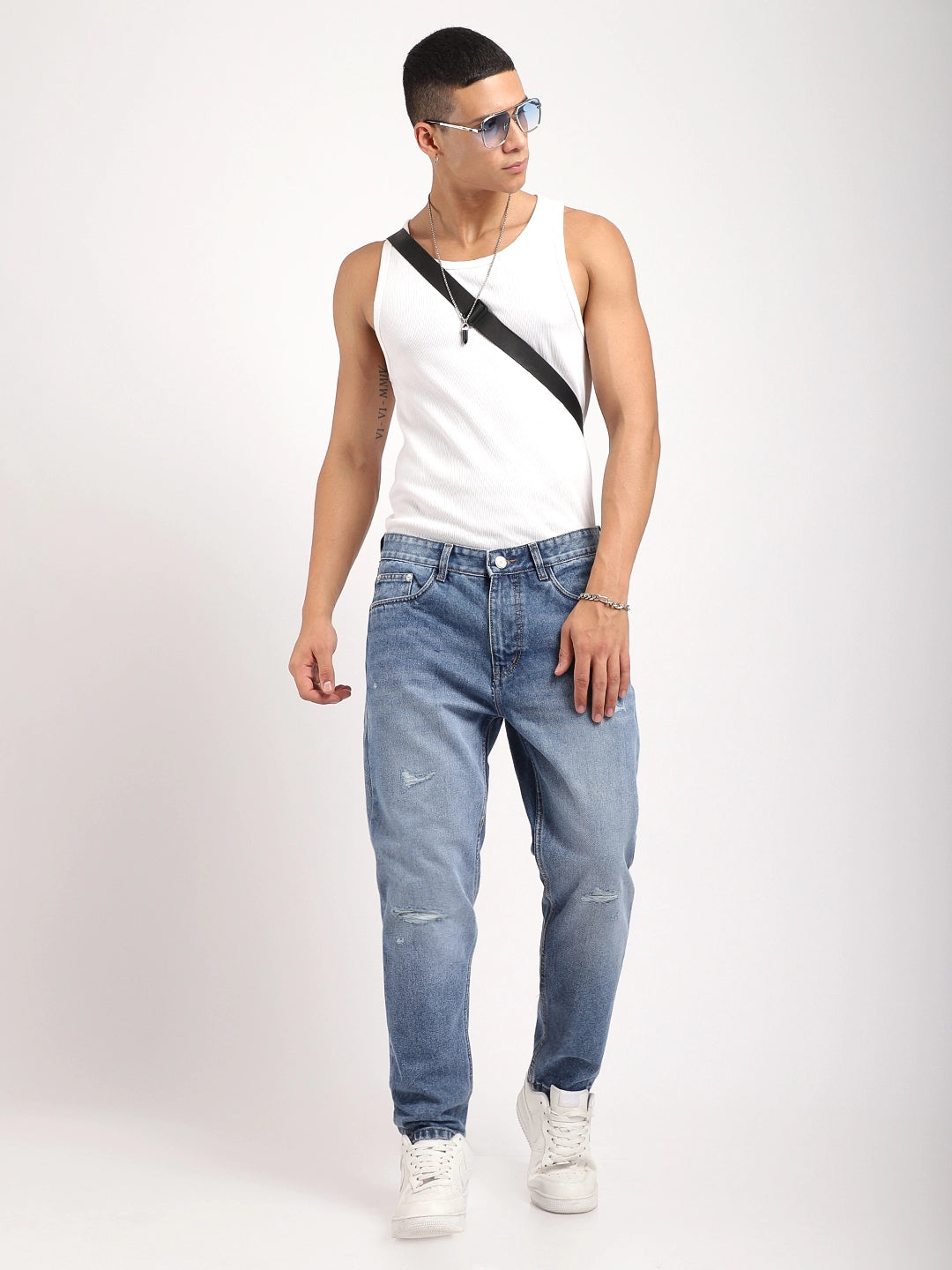 Marble Mist Light Blue Denim Jeans