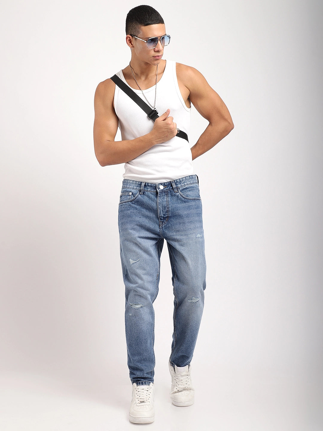 Marble Mist Light Blue Denim Jeans
