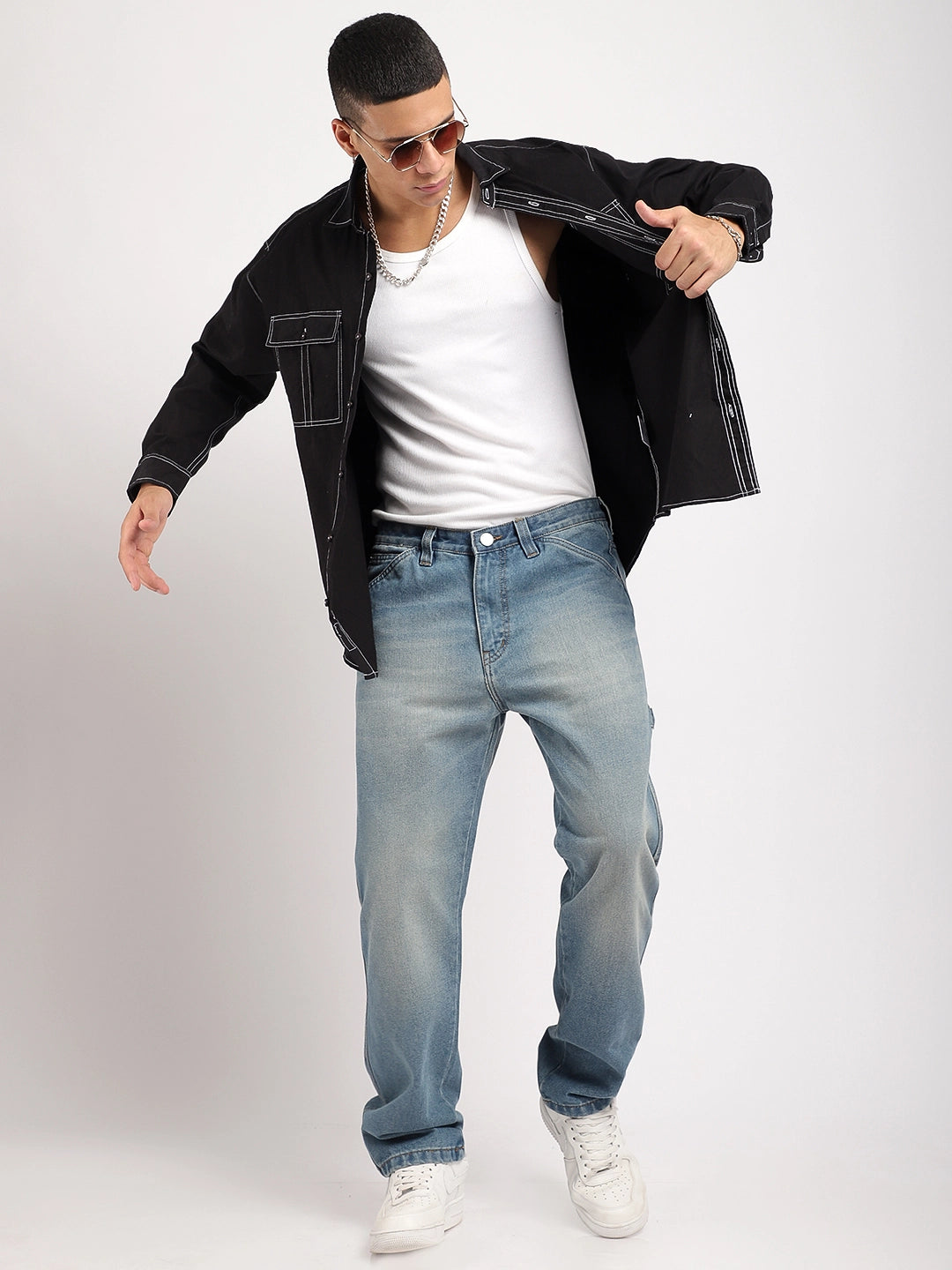 Borough Lane Tint Blue Denim Jeans