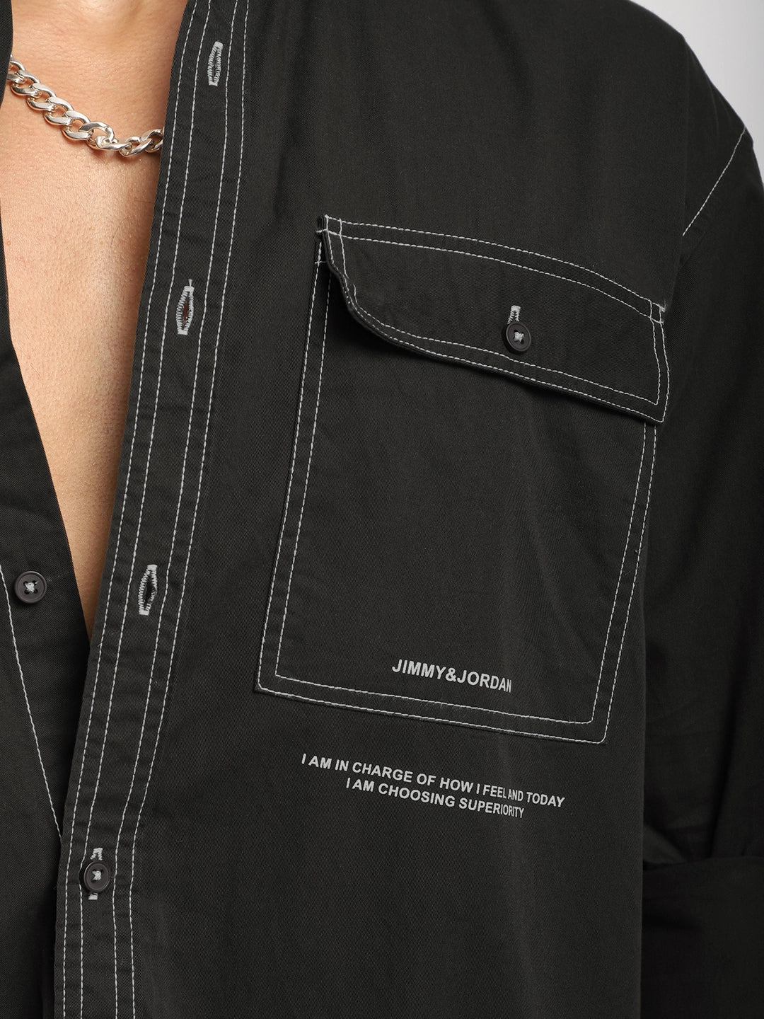 Dark Grey Full Sleeve Shirt