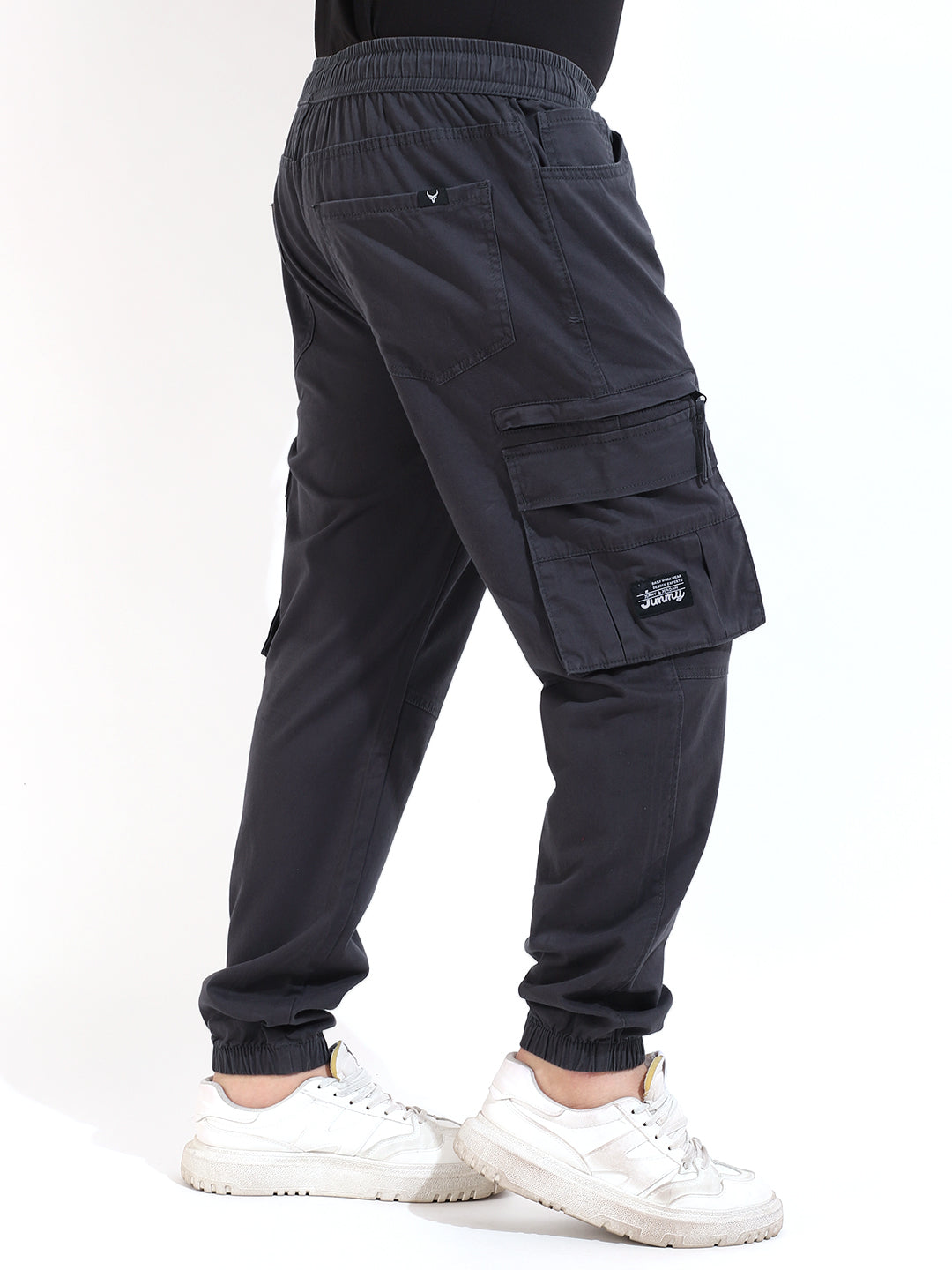 Plus Cargo Pocket Tapered Twill Pants