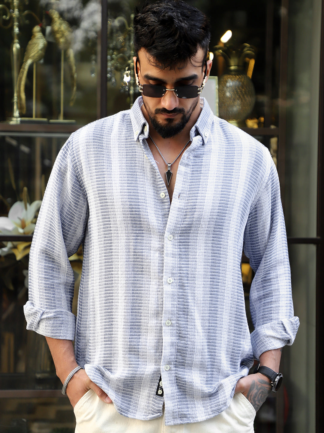 Timeless Blue Full Sleeve Shirt