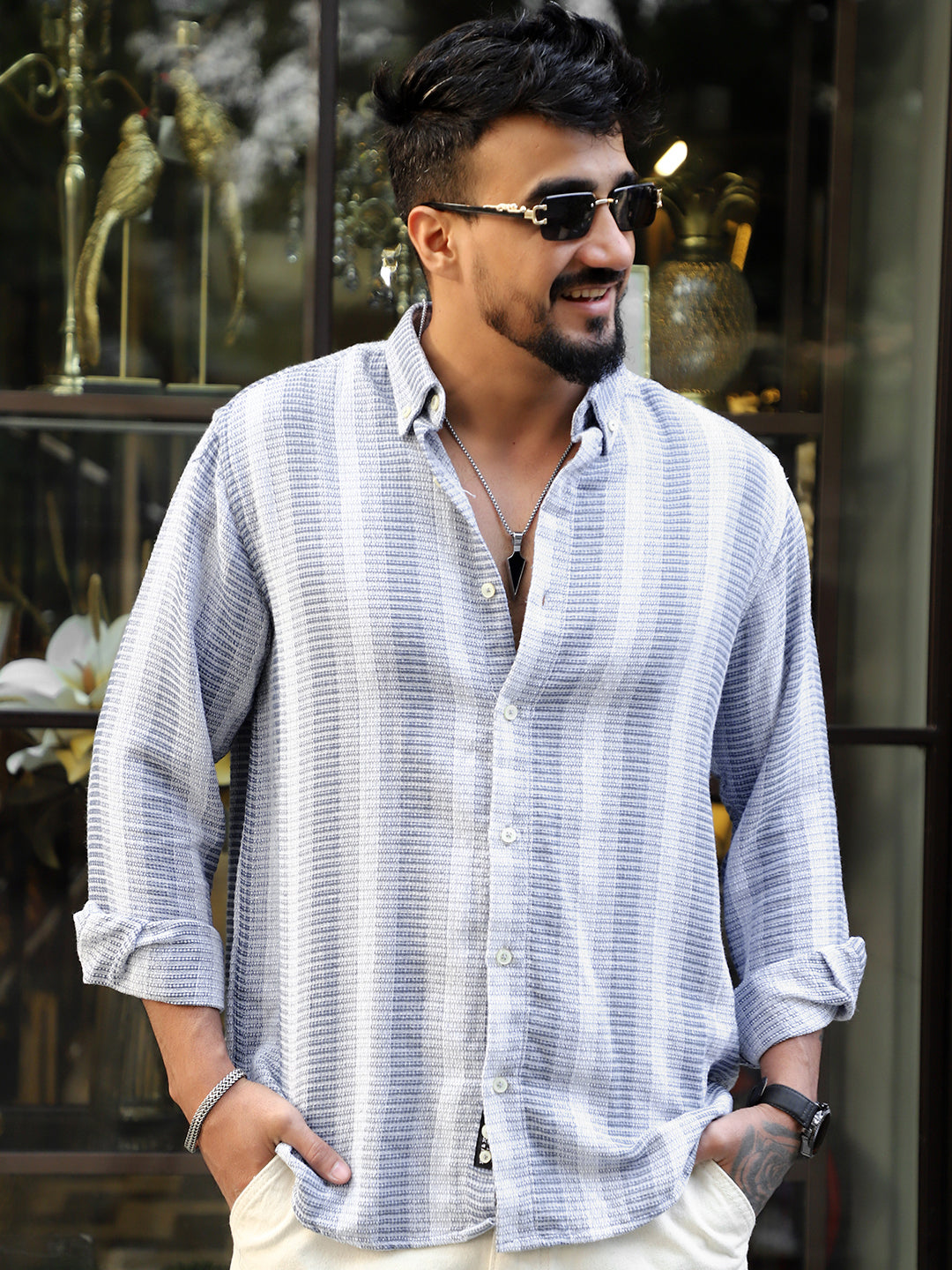 Timeless Blue Full Sleeve Shirt