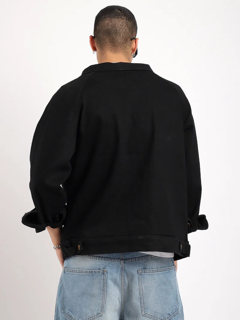 Prime Sculpt Black 4 Pocket Denim Jacket