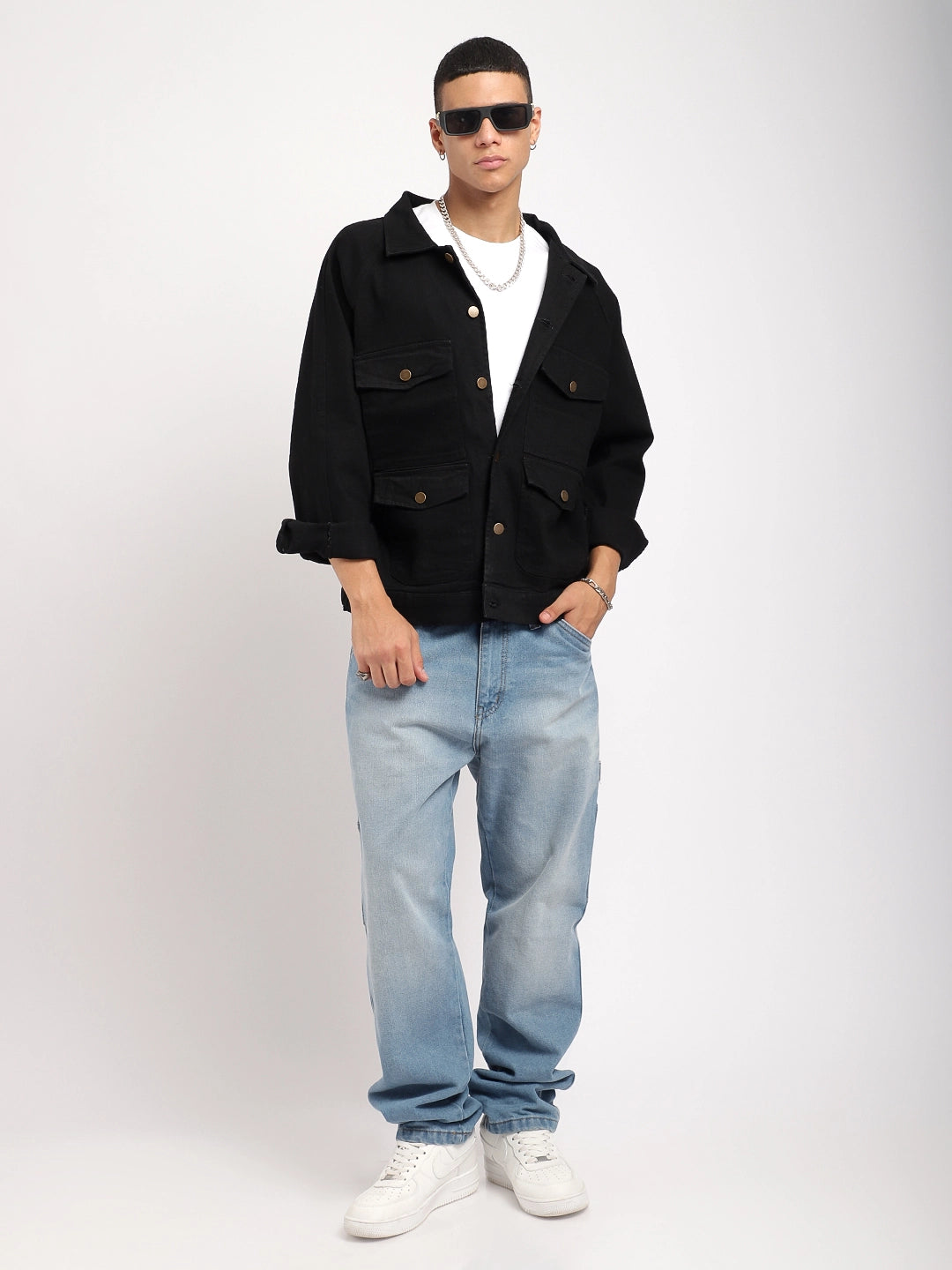 Prime Sculpt Black 4 Pocket Denim Jacket