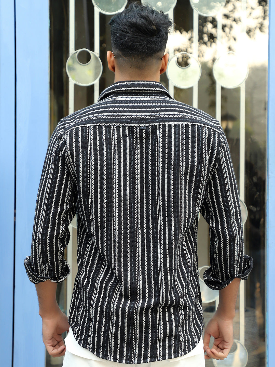 Maui Wave Black Stripe Full Sleeve Shirt