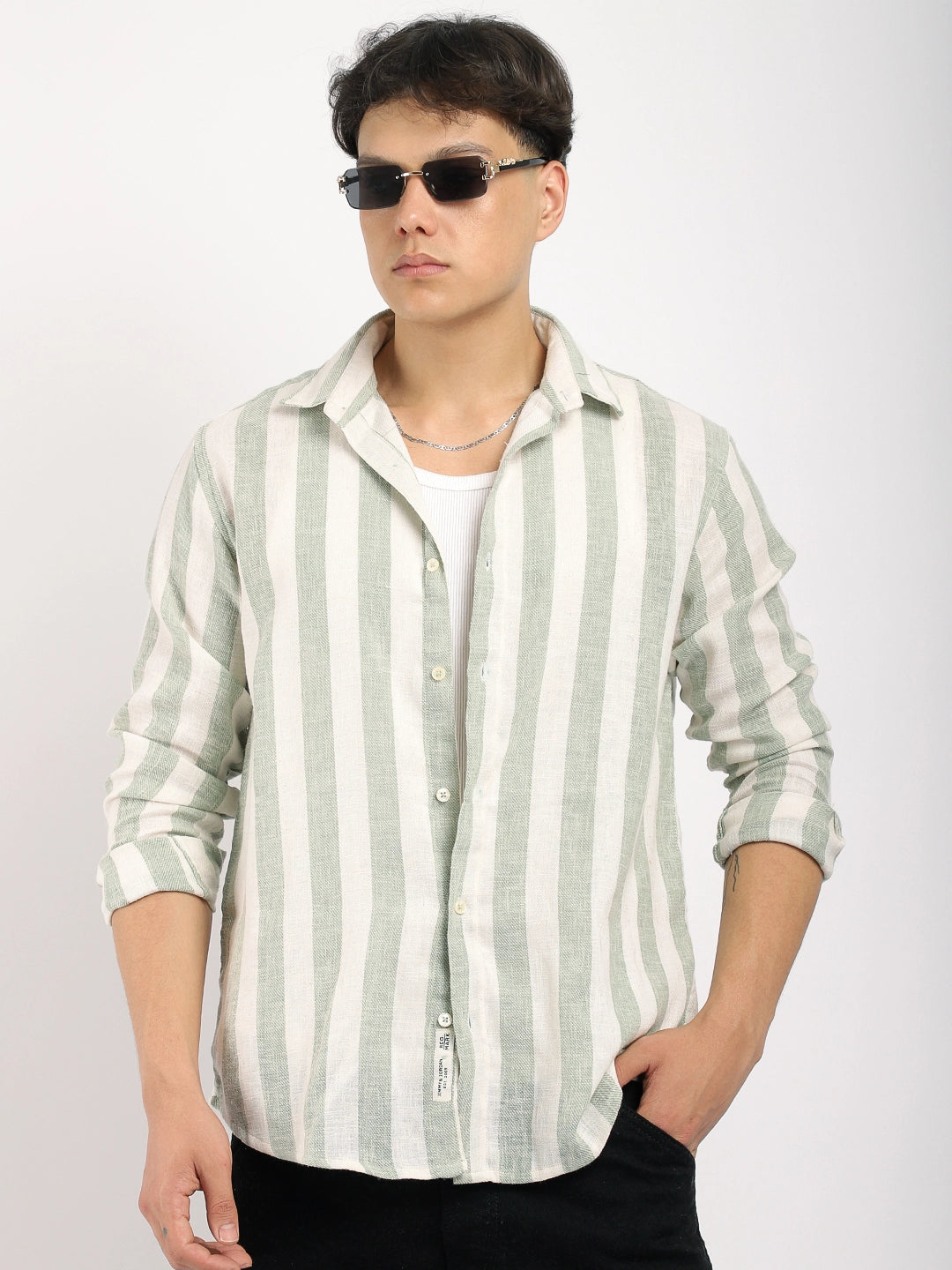 Crimson Green Full Sleeve Shirt