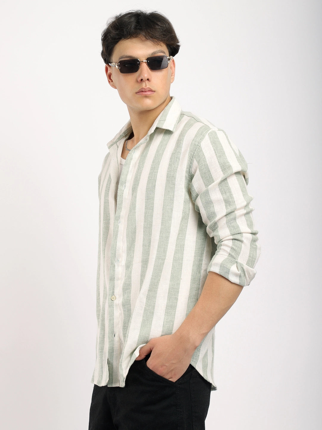 Crimson Green Full Sleeve Shirt