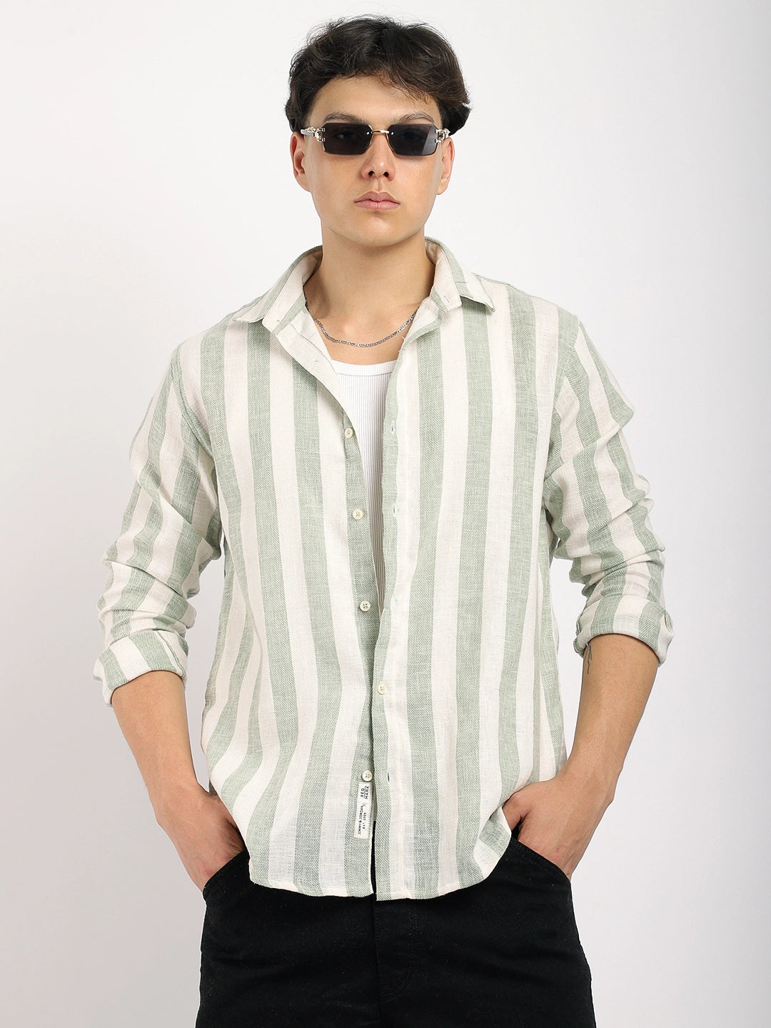 Crimson Green Full Sleeve Shirt