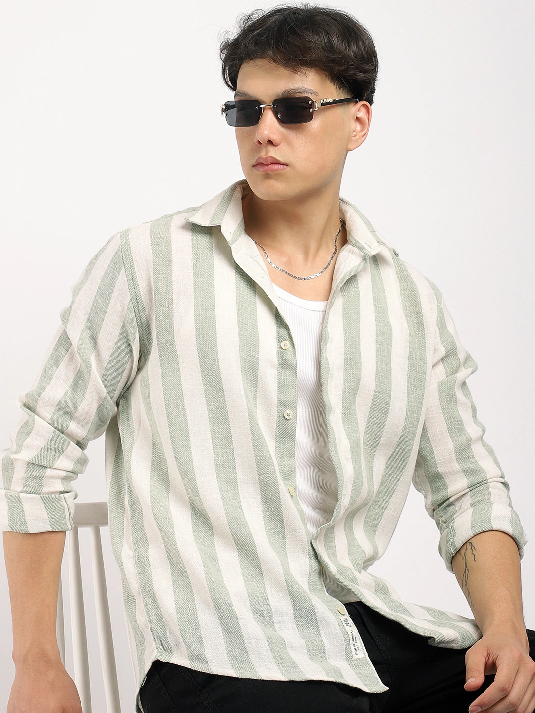 Crimson Green Full Sleeve Shirt