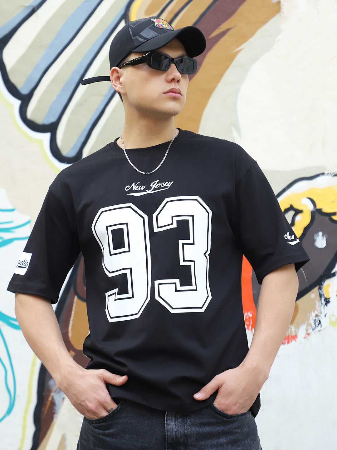 Unholy Heat Black Oversized T-Shirt