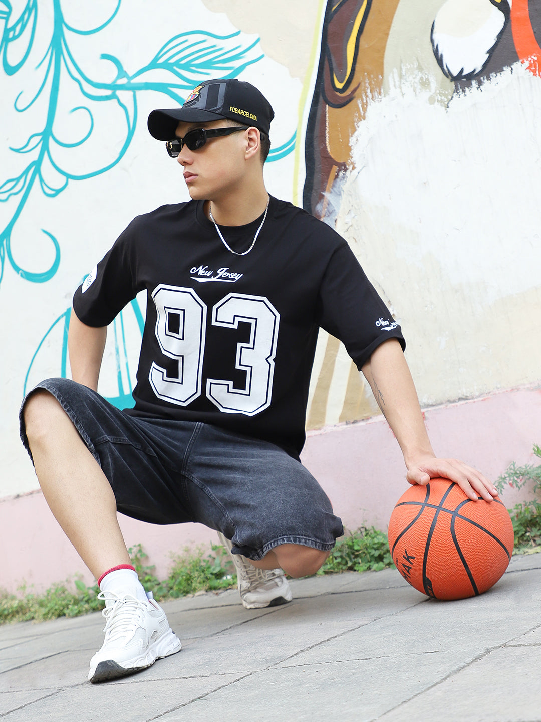 Unholy Heat Black Oversized T-Shirt