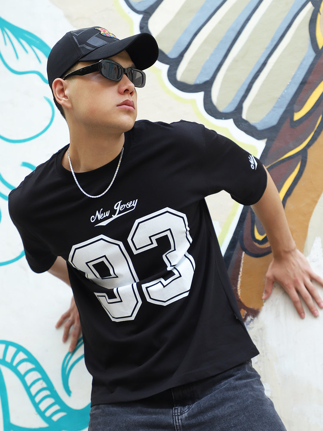 Unholy Heat Black Oversized T-Shirt