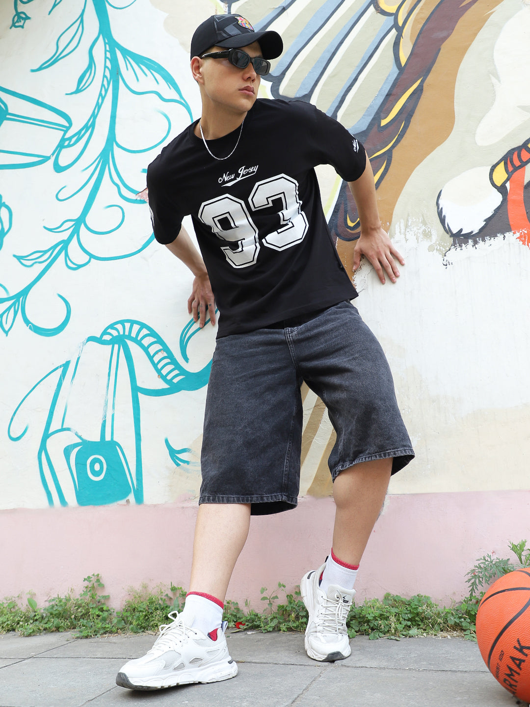 Unholy Heat Black Oversized T-Shirt