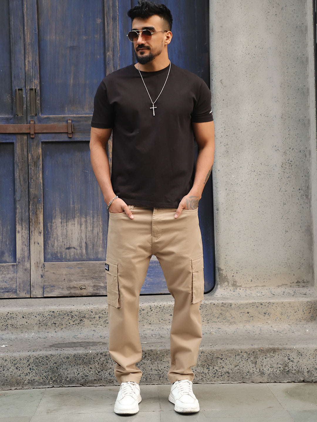 Cyprus Trek Khaki Cotton Cargo