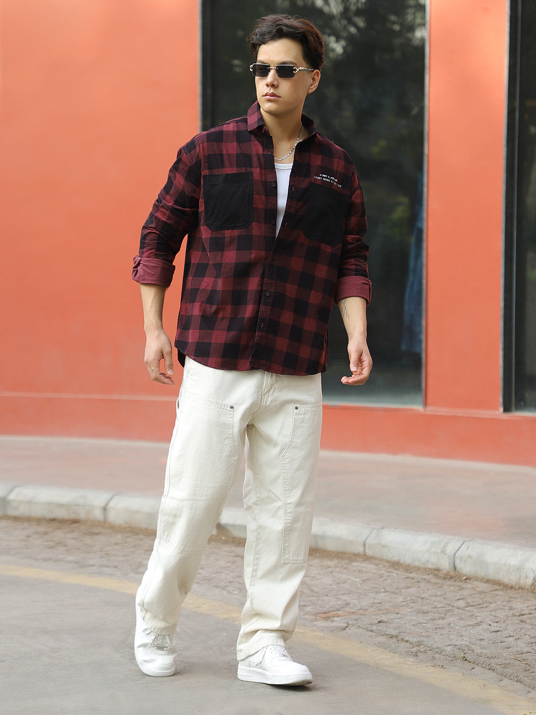 Bold Nest Light Beige Denim Jeans