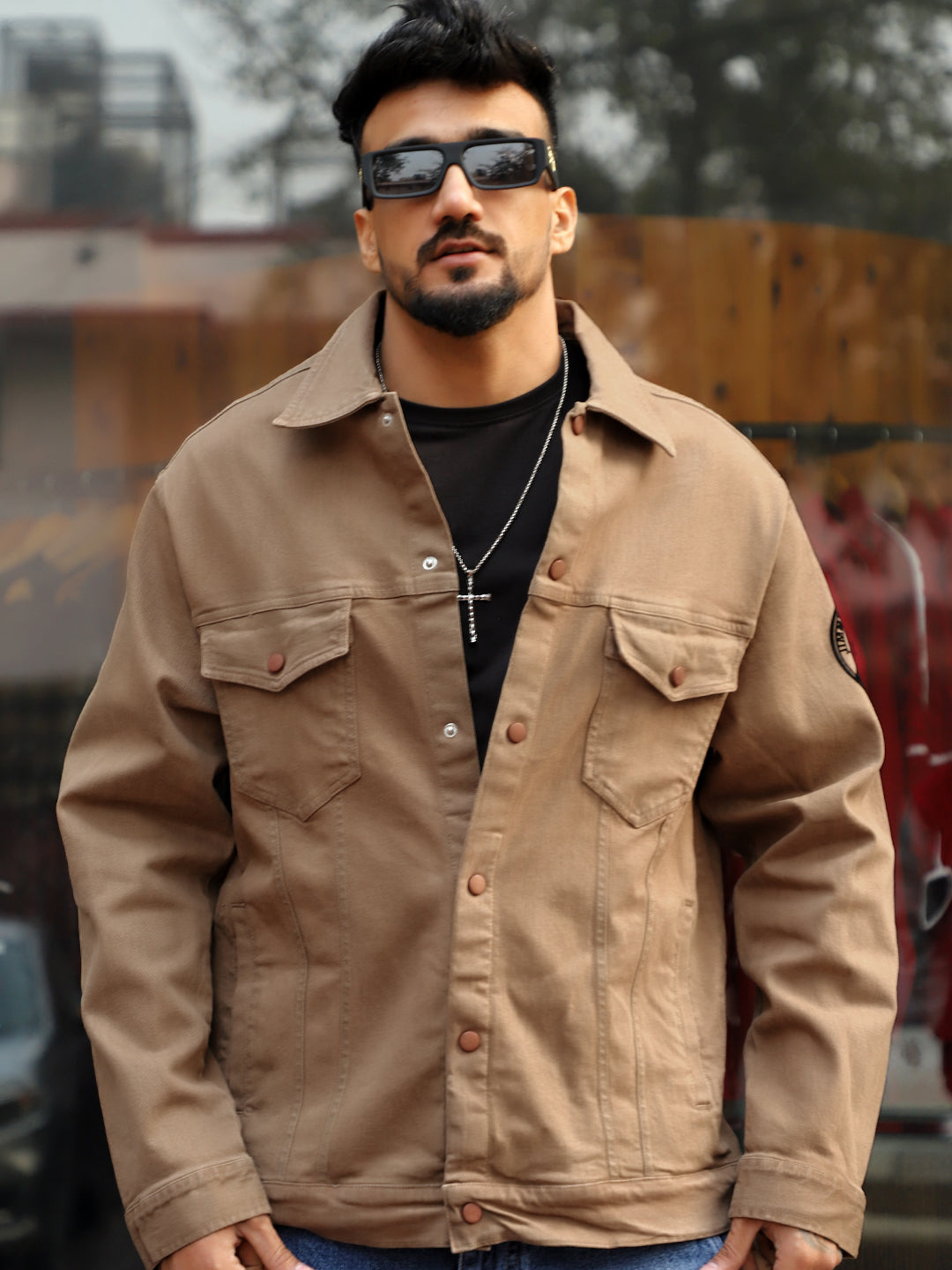 Somerset Styles Khaki Denim Jacket Pro