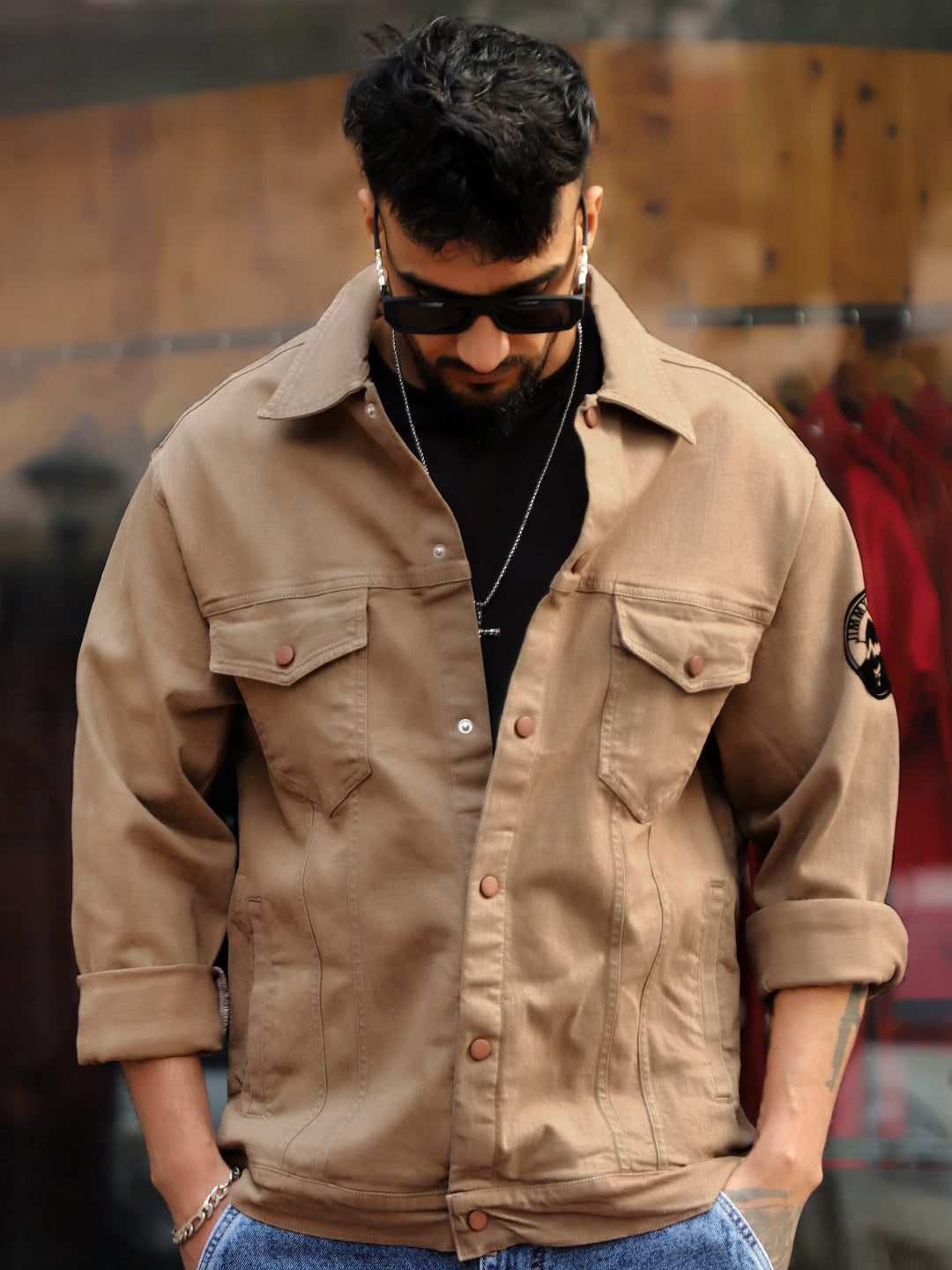 Somerset Styles Khaki Denim Jacket Pro