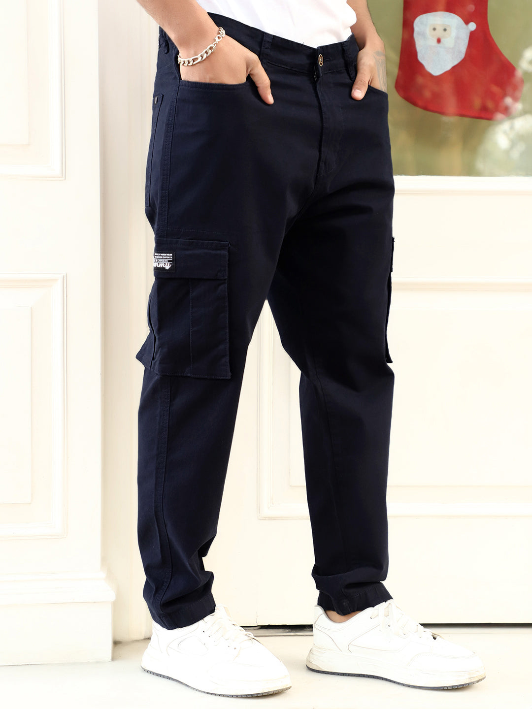 Cyprus Trek Navy Blue Cotton Cargo