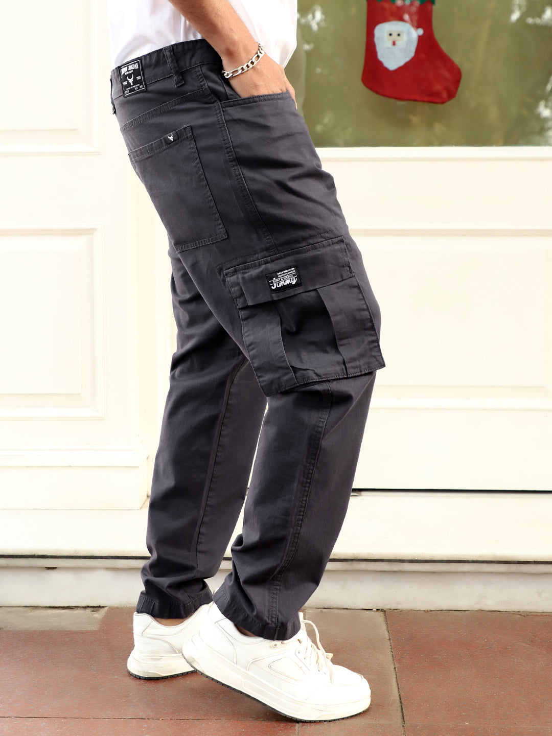 Cyprus Trek Dark Grey Cotton Cargo