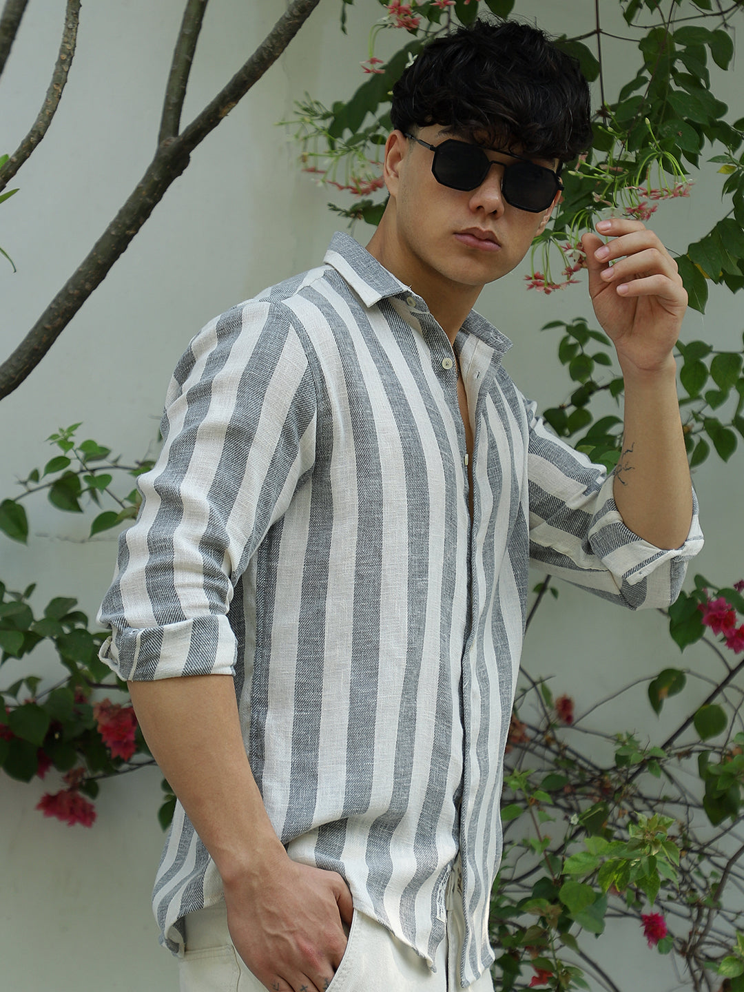 Crimson Black Full Sleeve Shirt