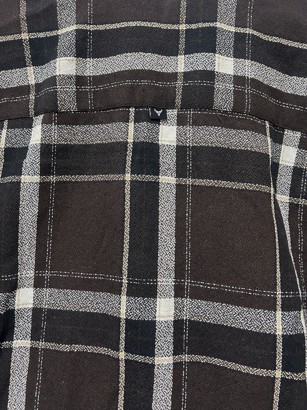 Bloom State Dark Brown Check Full Sleeve Shirt