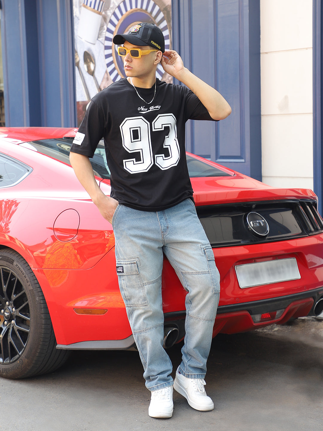 Unholy Heat Black Oversized T-Shirt