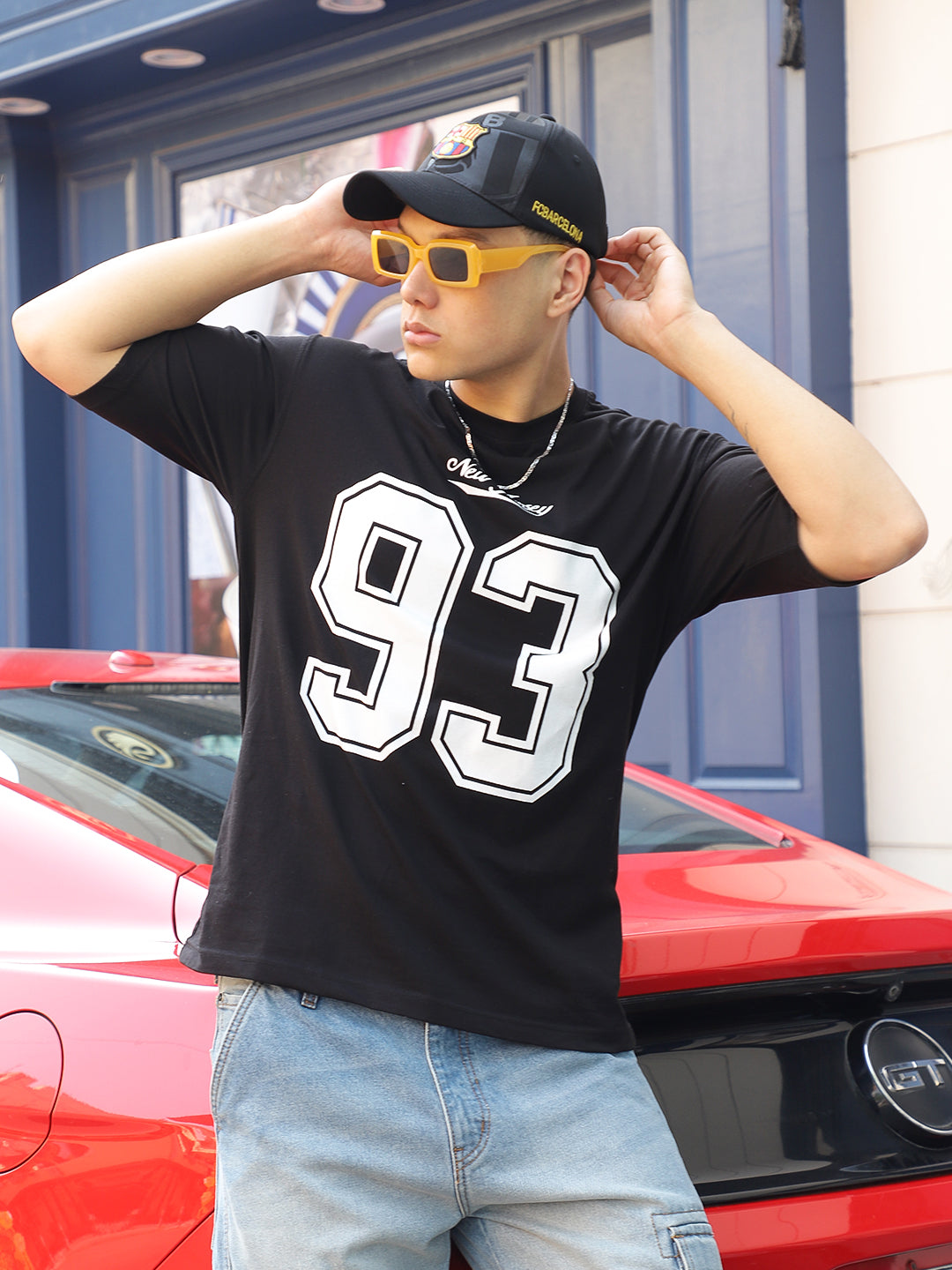 Unholy Heat Black Oversized T-Shirt