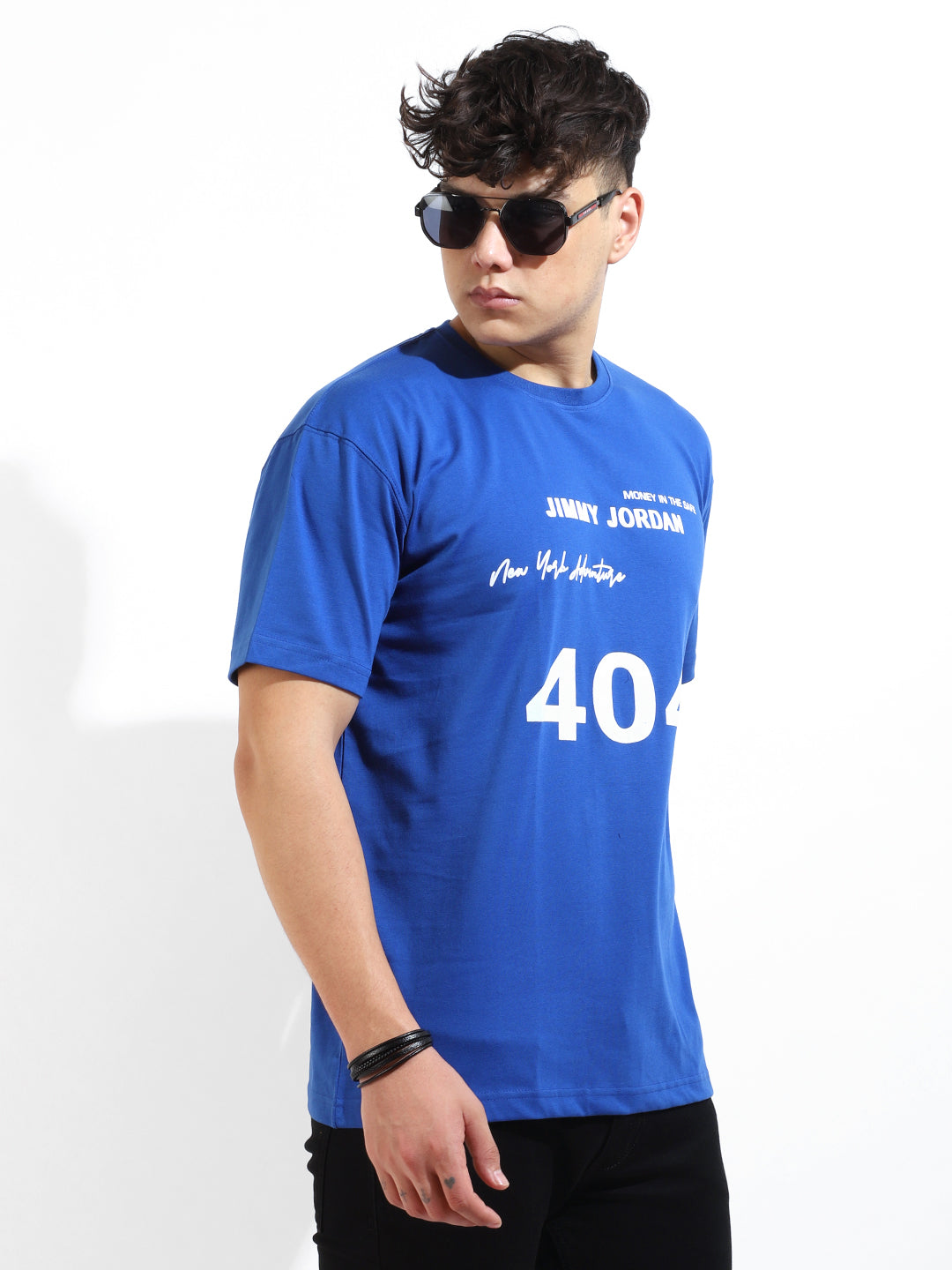 Tryna Oversized Blue T-Shirt