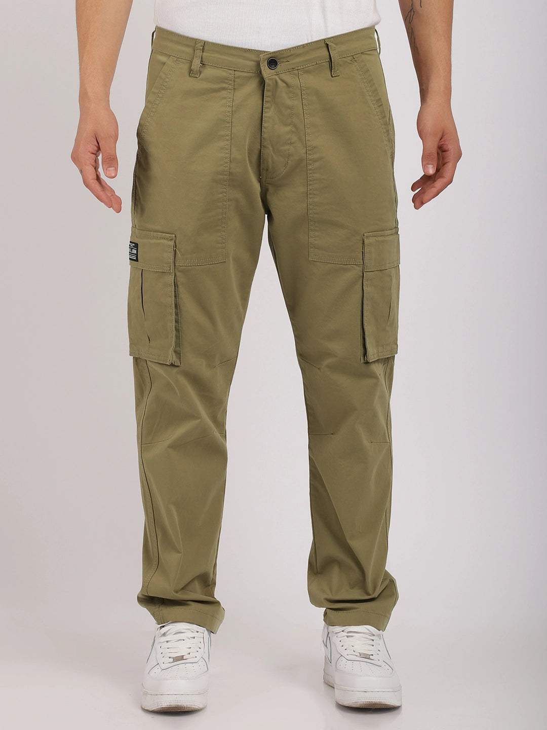 Vogue Hues Mustard Cotton Cargo