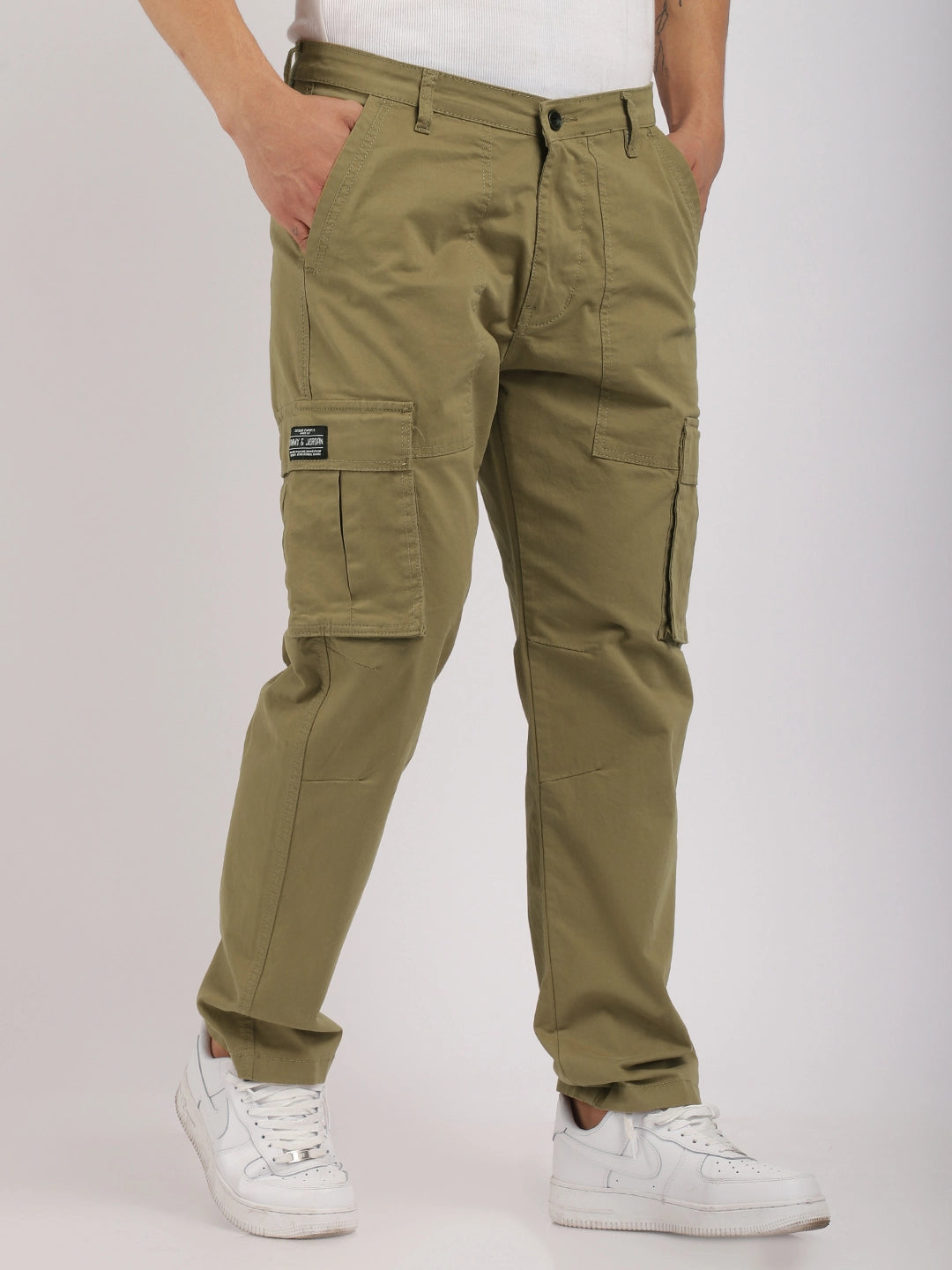 Vogue Hues Mustard Cotton Cargo