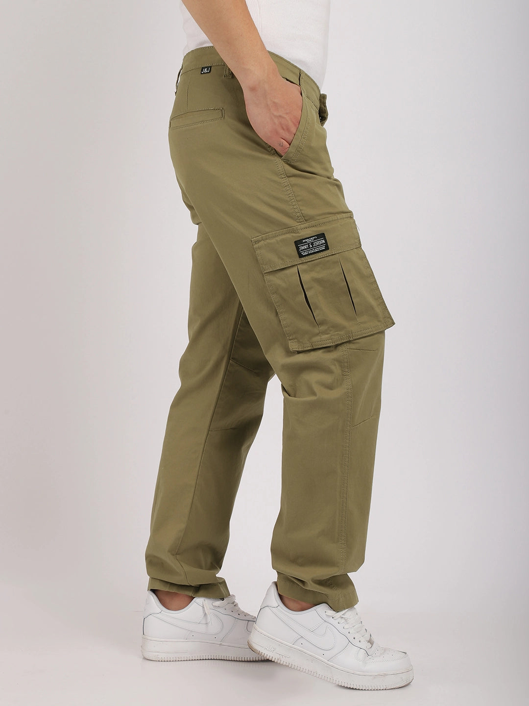 Vogue Hues Mustard Cotton Cargo