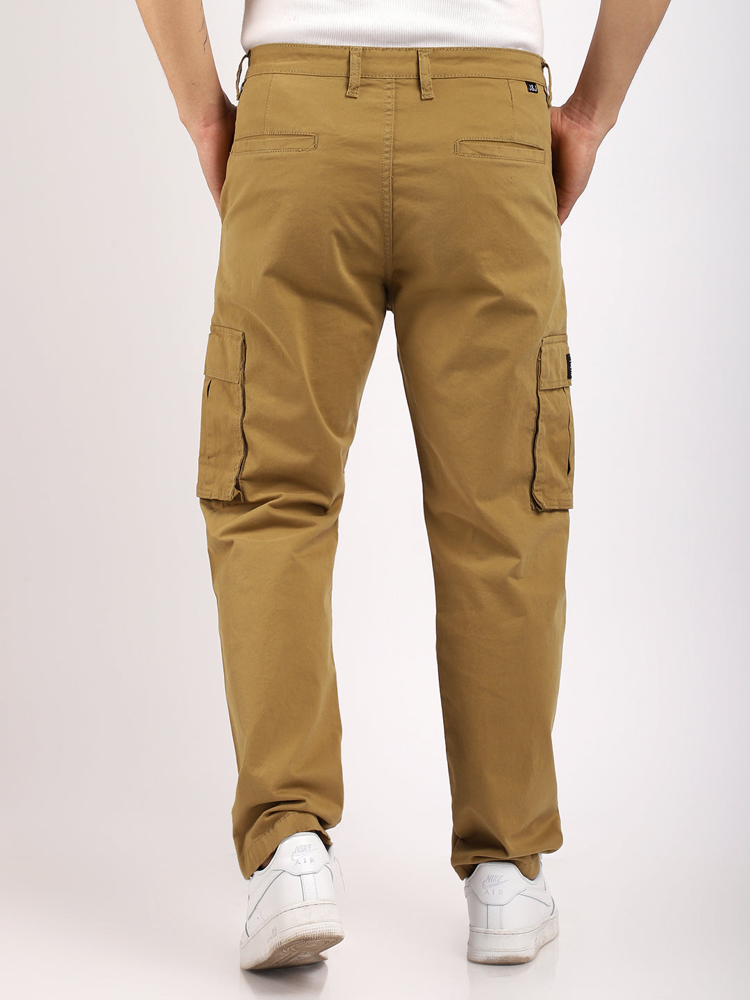 Mustard Cotton Cargo Men