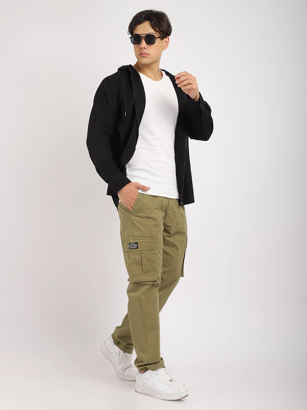 Vogue Hues Mustard Cotton Cargo