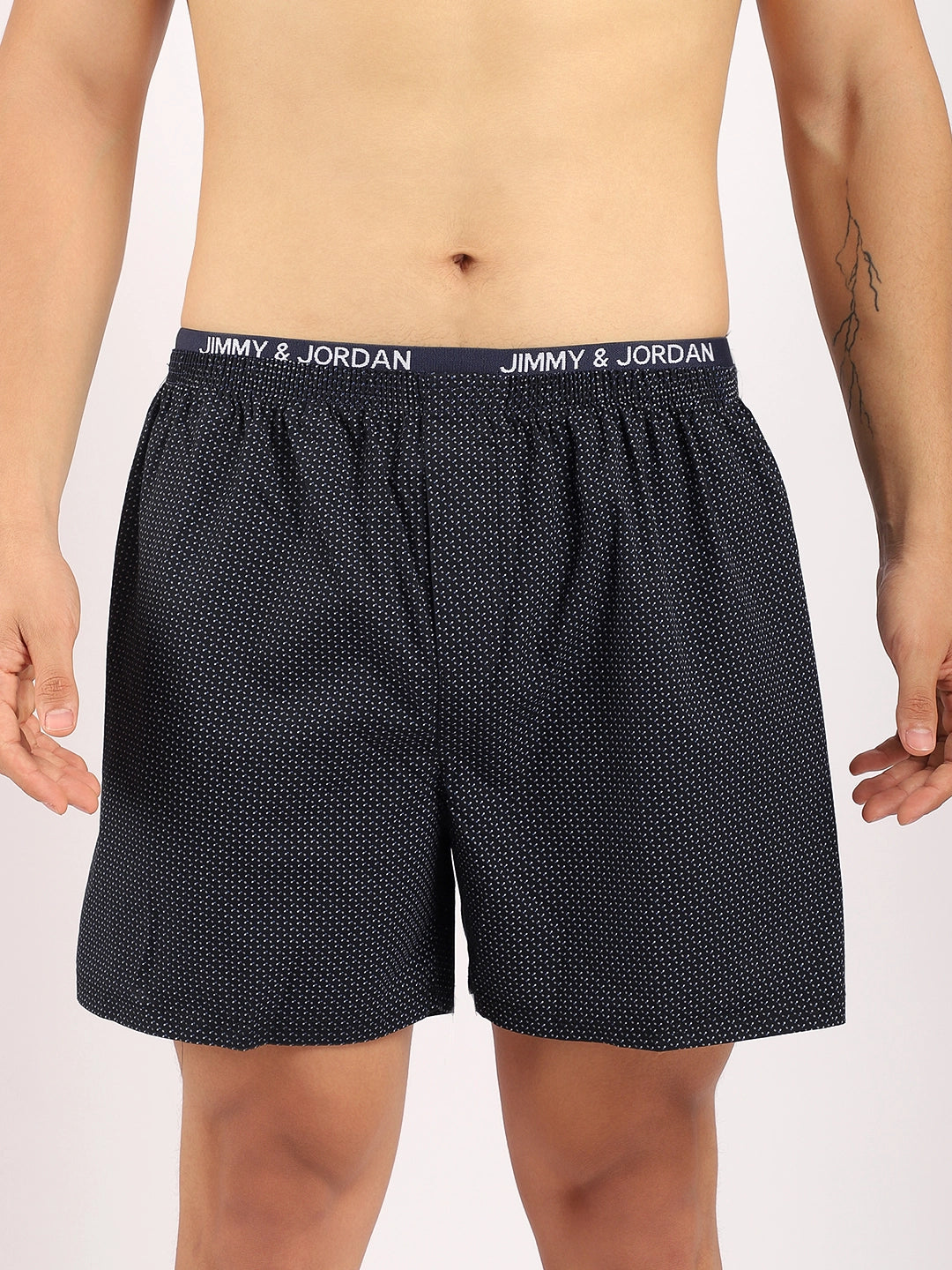 Play The Dots Dark Blue Boxer
