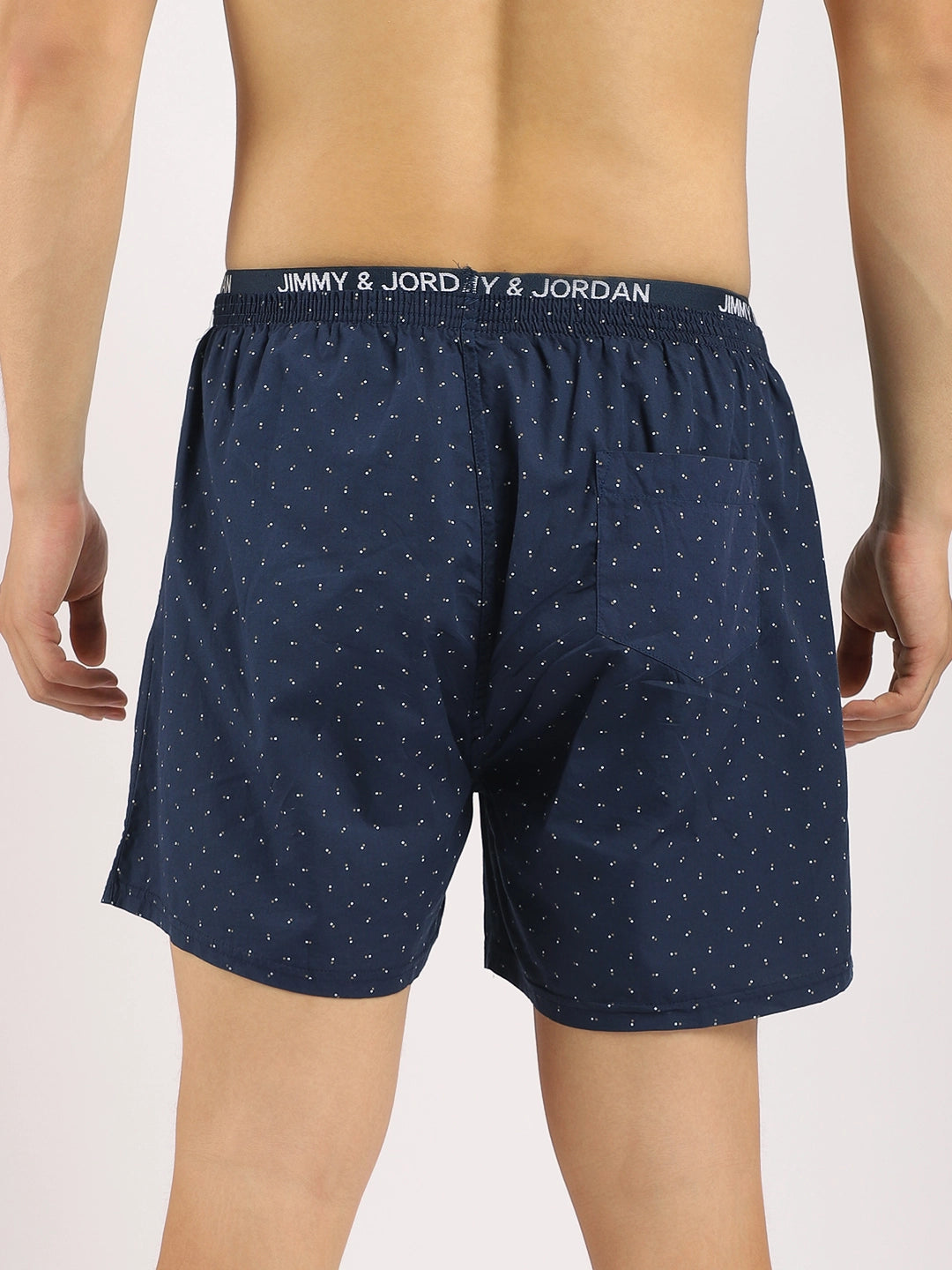 Midnight Dice Print Dark Blue Boxer
