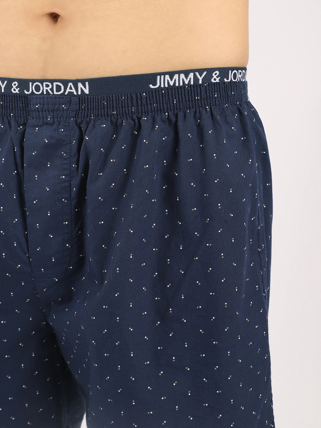 Midnight Dice Print Dark Blue Boxer