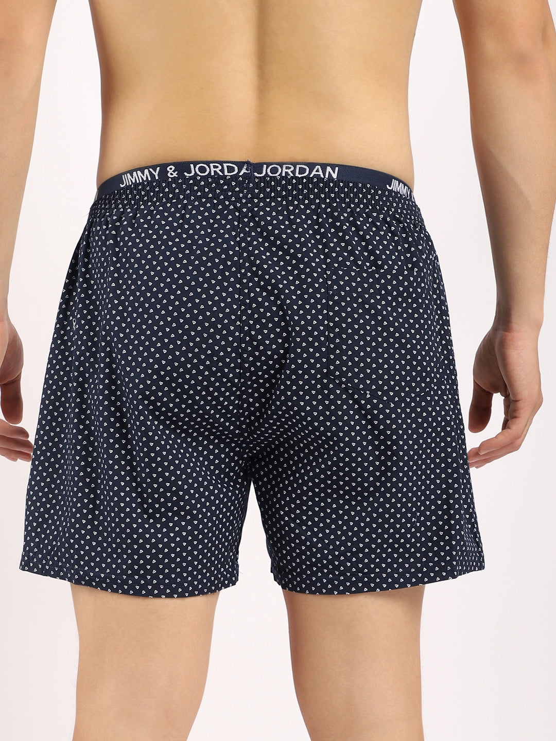 Ace Of Night Blue Print Boxer