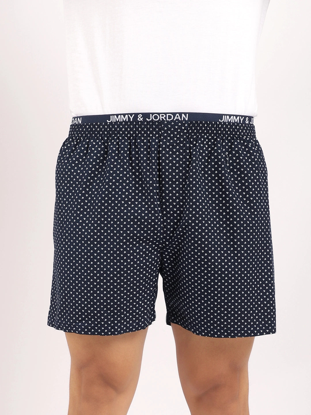 Ace Of Night Blue Print Boxer