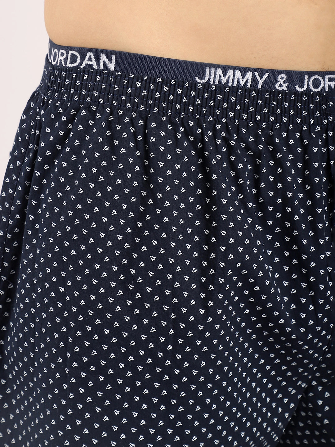 Ace Of Night Blue Print Boxer