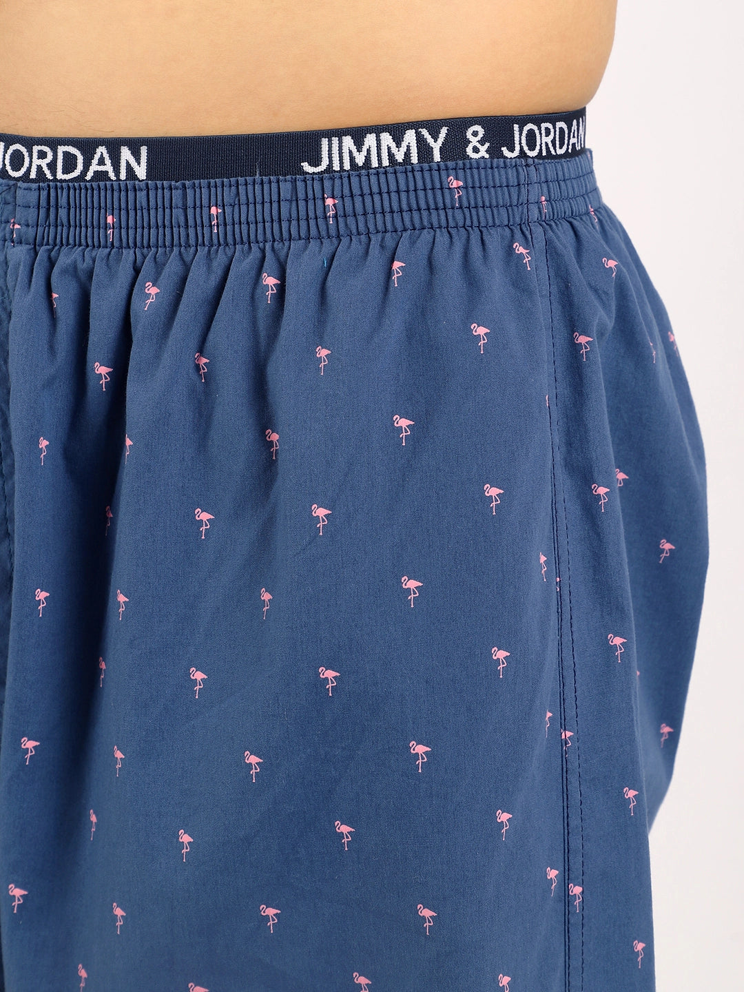 Flamingo Blue Print Boxer