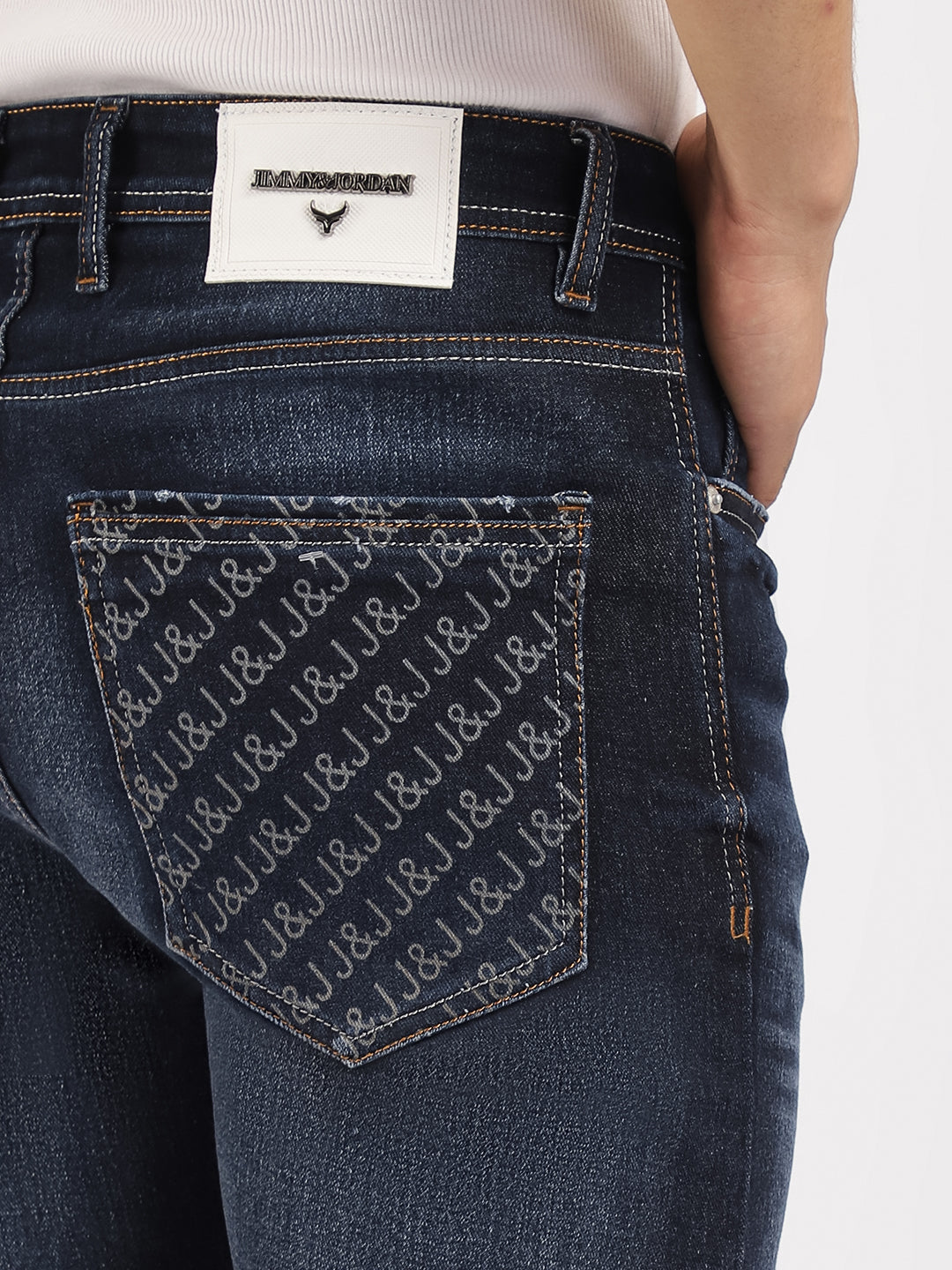 Dark Blue Denim Jeans
