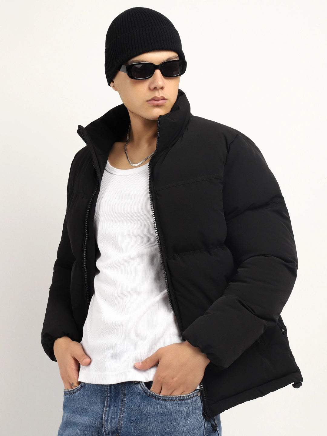Black Puffer Jacket Men