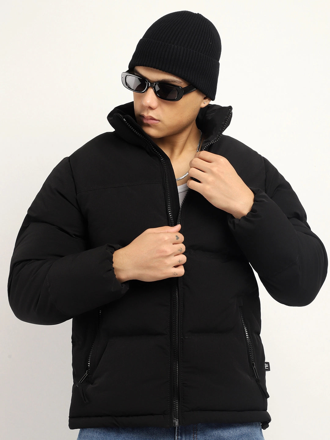 Black Puffer Jacket Men