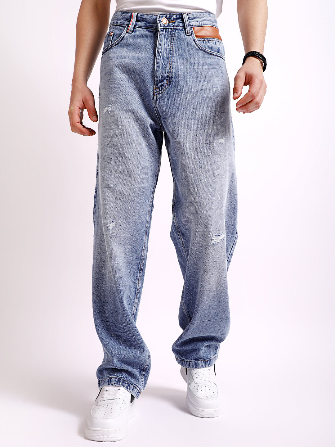 Nightline Classic Blue Baggy Fit Jeans